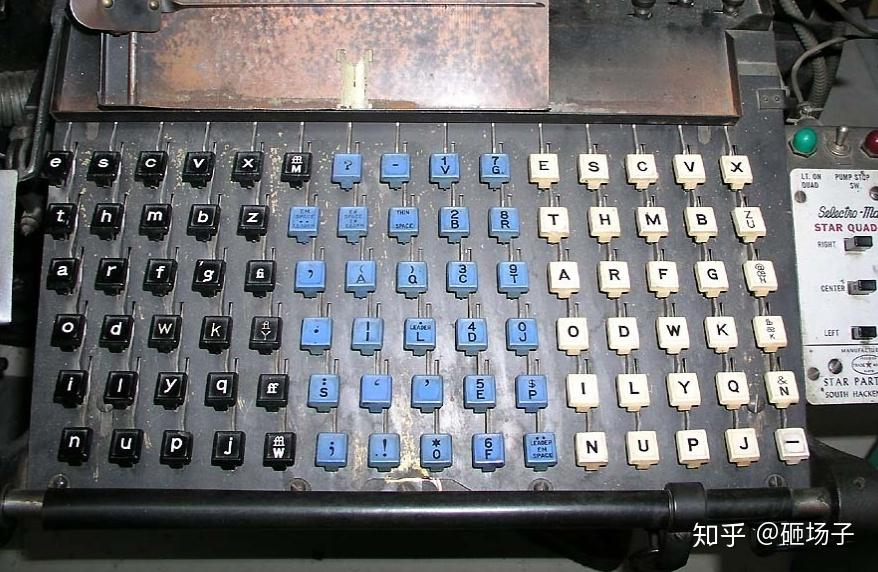 Linotype铅铸排字机 - 知乎