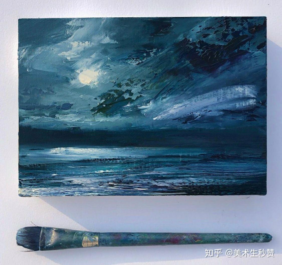 雾岛风起时98|油画 - 知乎