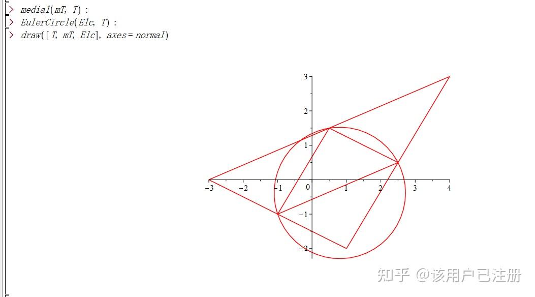 maple教程平面幾何對象的相互關係