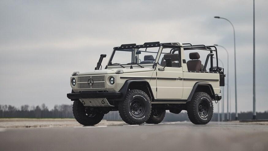 完美修复1991年款奔驰gwagen军用版