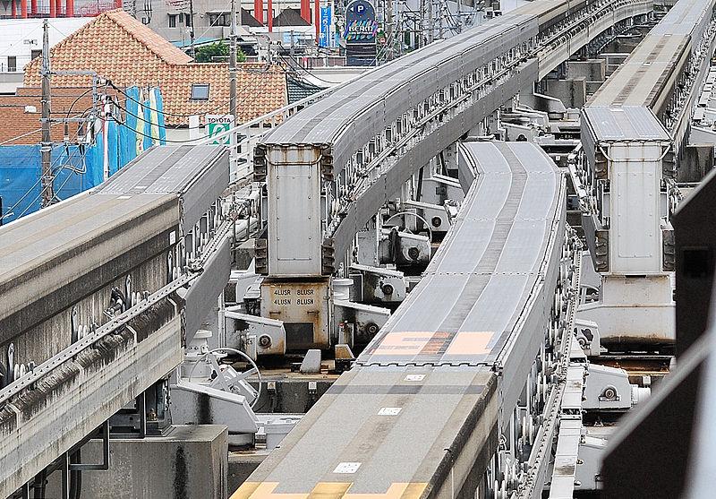 跨坐式单轨转辙器