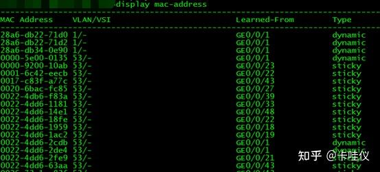 nornir MAC 6 5720 H3C5560 H3C5110 pandas 