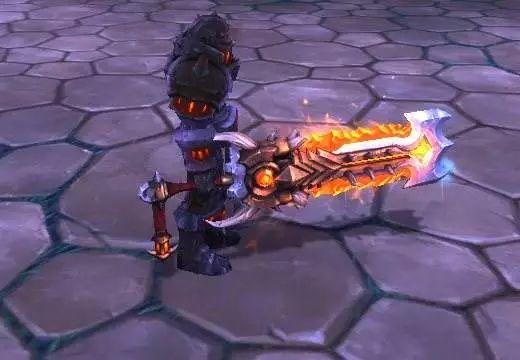 魔兽世界:造型最拉风武器,风剑成过去式,火之高兴瞩目 - 知乎