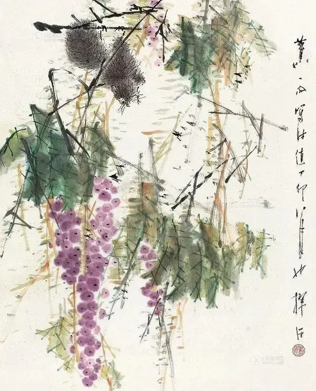 海派画家蕉雨花鸟画赏析! - 知乎