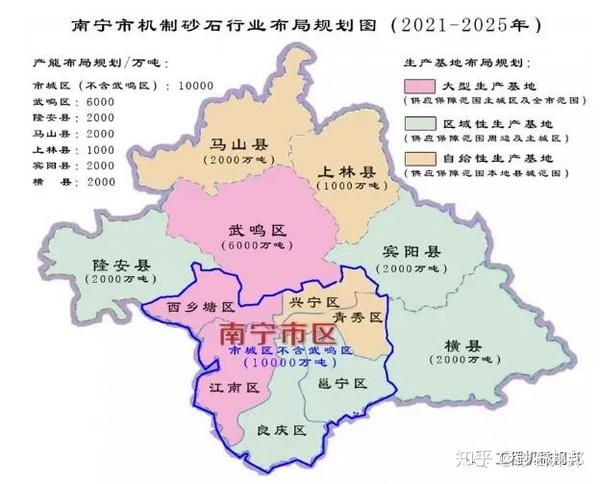 广西南宁规划2025年前机制砂石产能达到25亿吨年大型生产线是重点