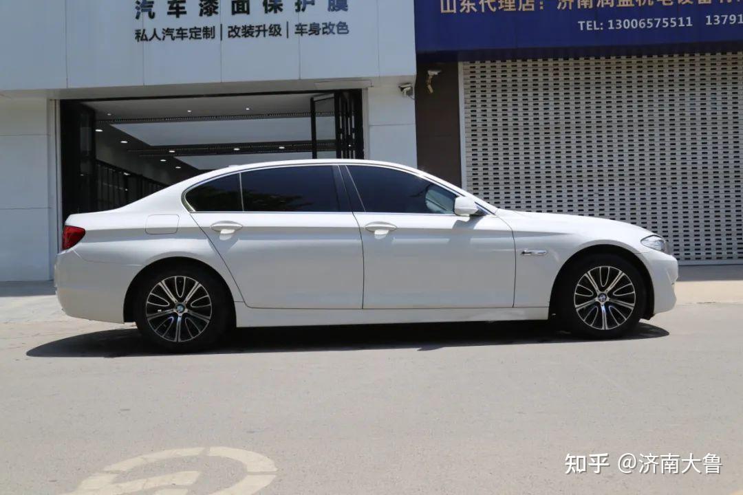 老款宝马五系外观升级老改新包围+大灯+叶子板+机盖+主机大屏+方向盘 - 知乎