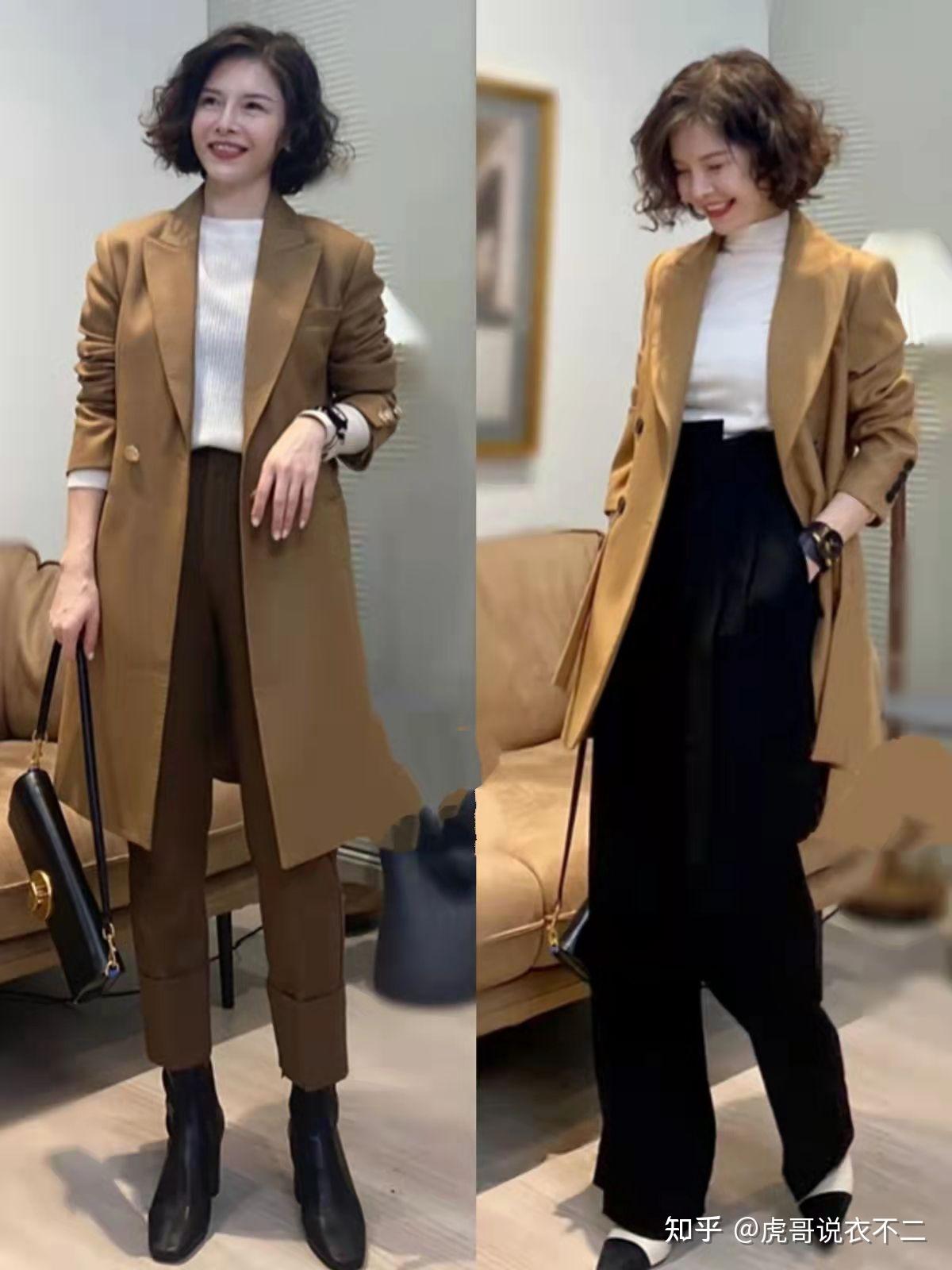 冬季50岁女人衣服不用买太多瞧瞧这位姐姐的一衣多穿真美