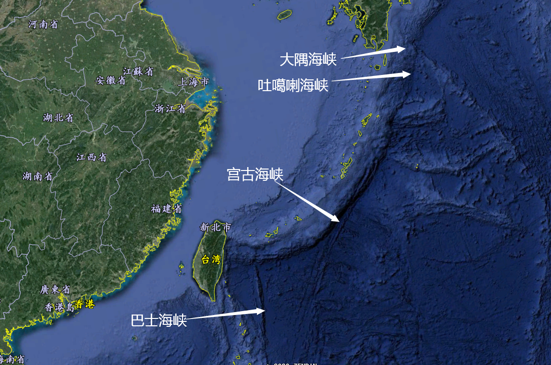 中国第一岛链图片