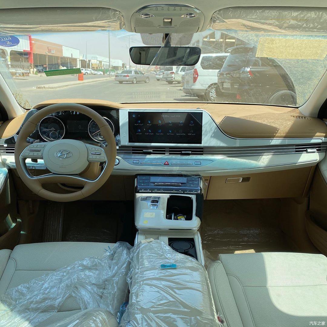 新款现代雅尊实车图外观优雅大气内饰科技豪华