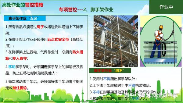 PPT |【课件】特种作业安全培训登高作业（36页） - 知乎