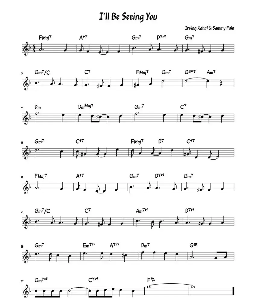 I'll Be Seeing You (Original)