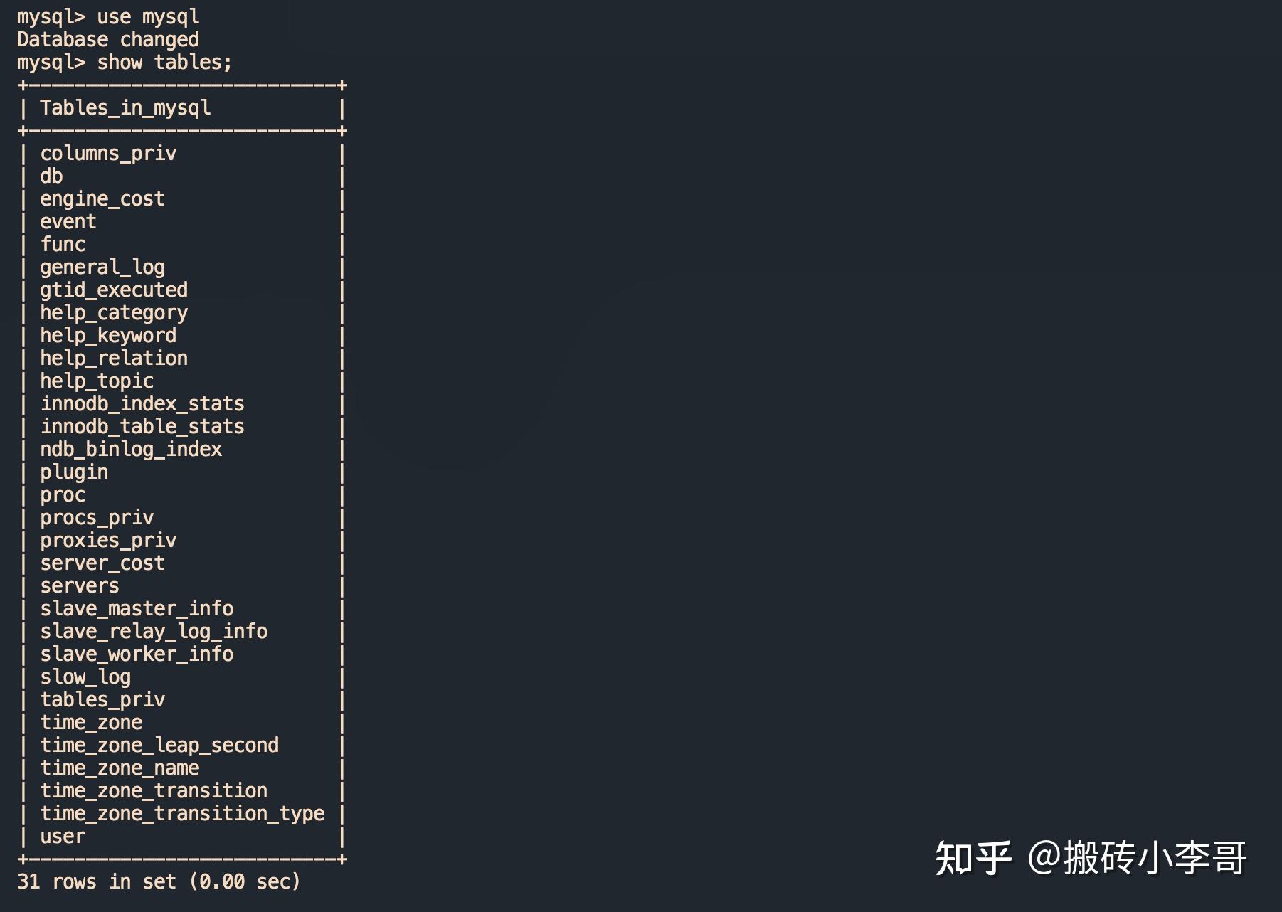 mysql-show-table-status