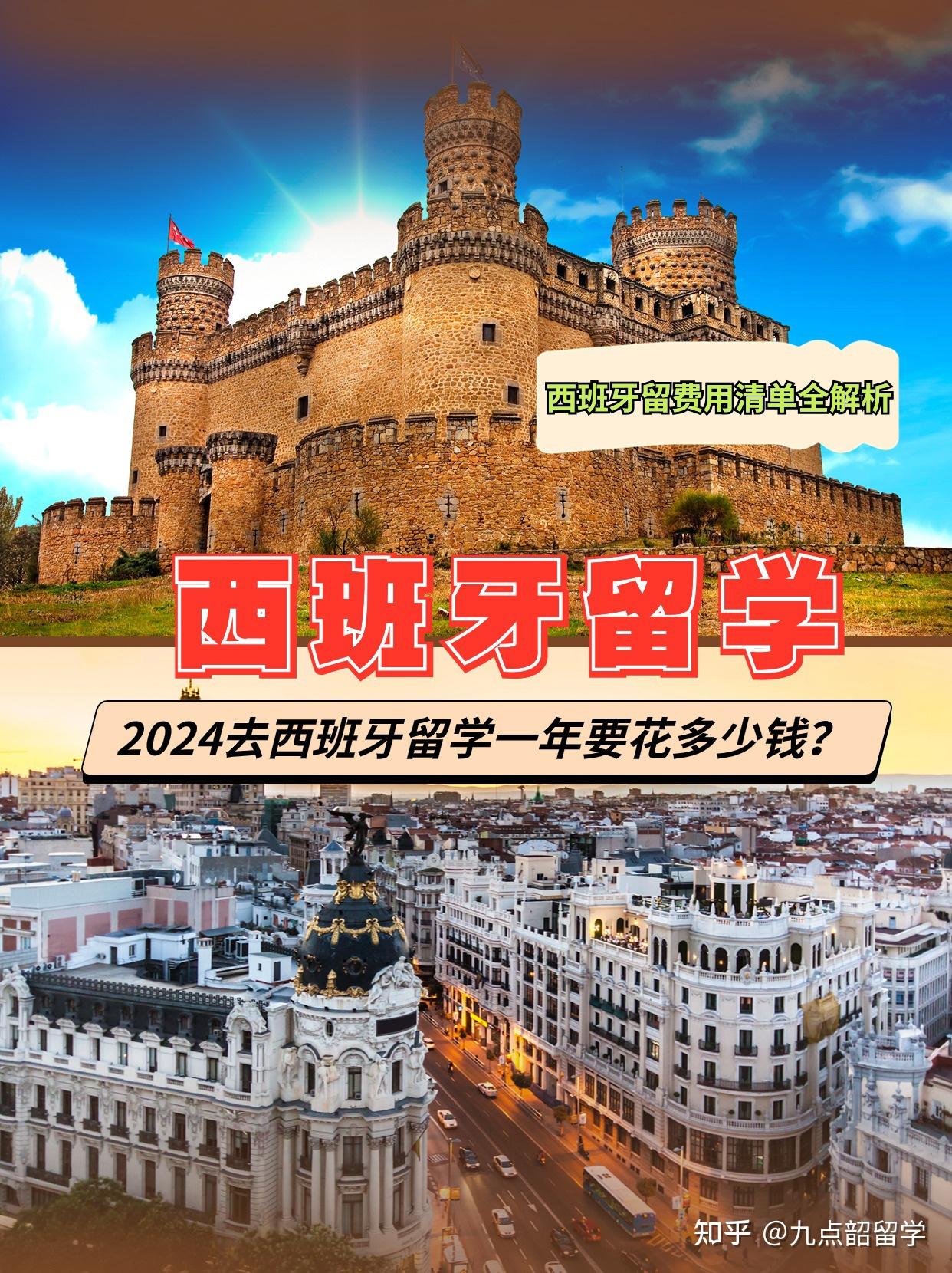 2024去西班牙留学一年要花多少钱？丨附清单- 知乎
