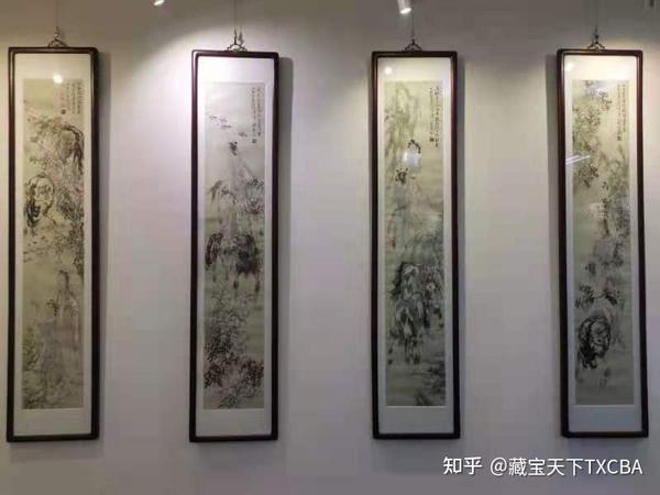 藏宝天下|值得收藏的山水、花鸟中国画四条屏赏析- 知乎