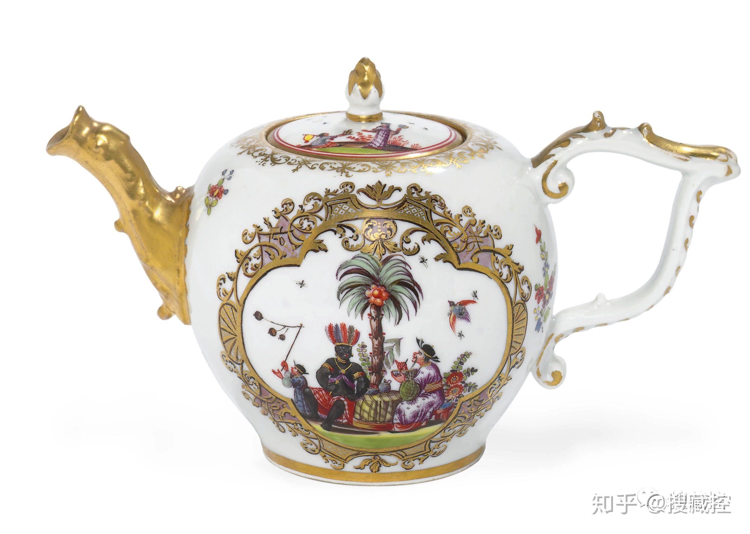梅森 half figure 中国风陶瓷茶具(1723-34)