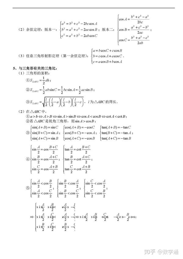 高中数学:高一课本知识点汇总,公式例题讲解都有 - 知乎