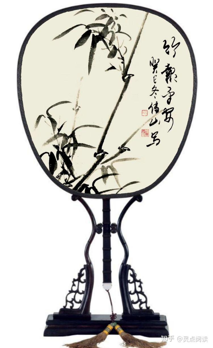 吕传山《梅竹》题材团扇赏析