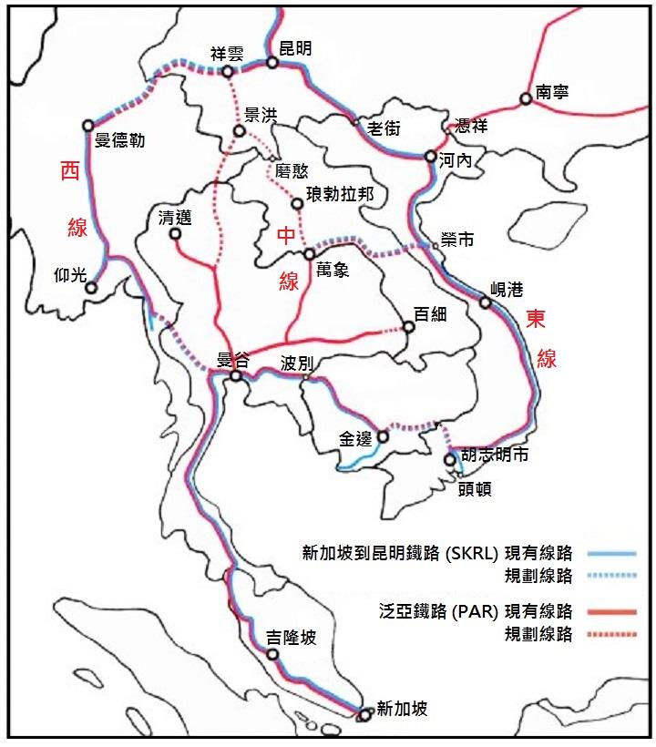 亚洲铁路地图图片