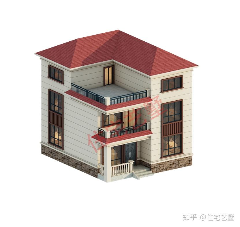 给大家分享一款85平的小户型别墅设计设计时尚大气