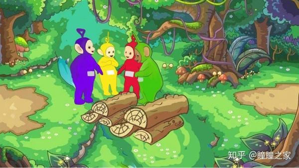 天线宝宝小故事森林中的小河