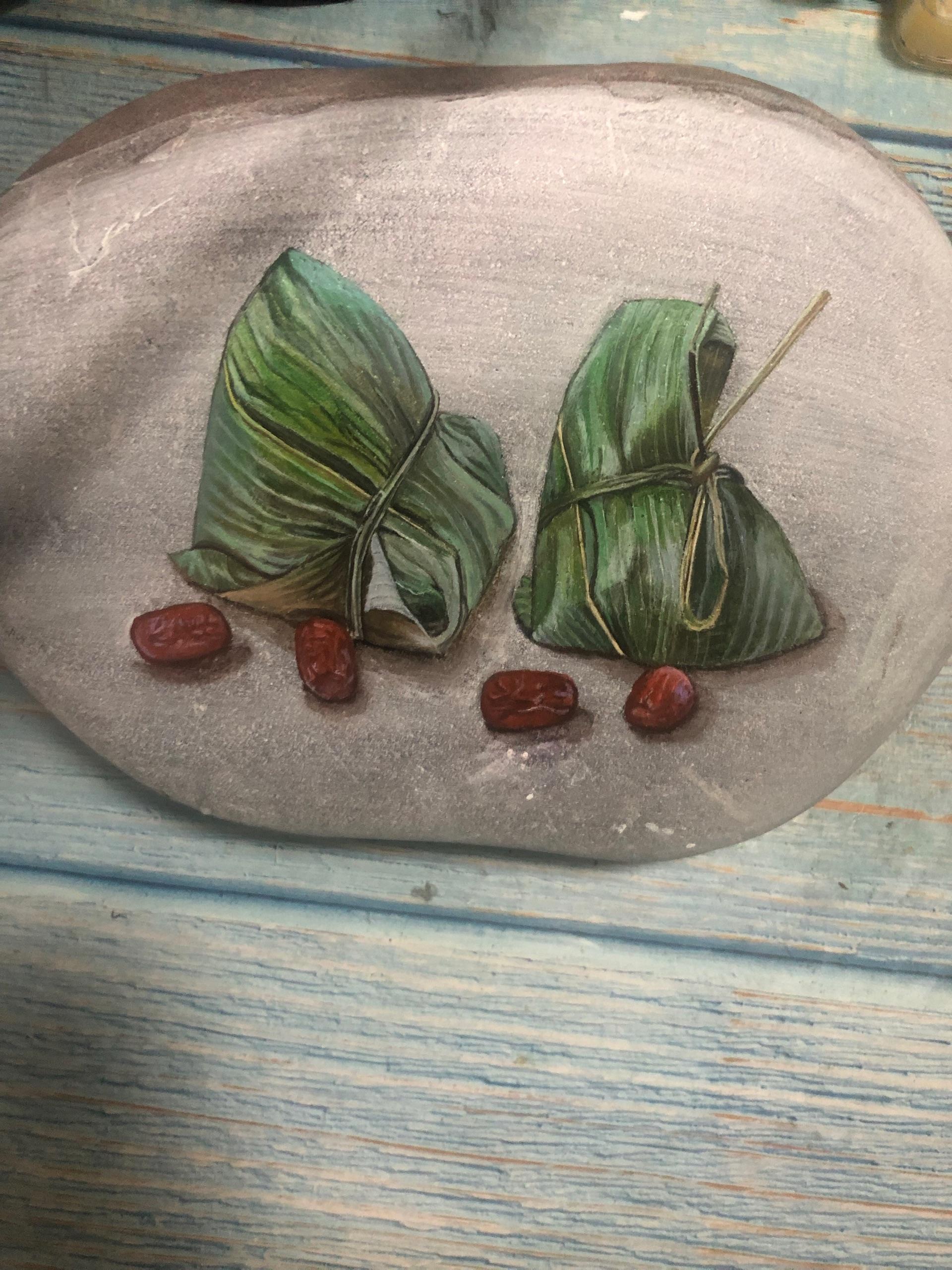 纯手绘端午粽 - 知乎