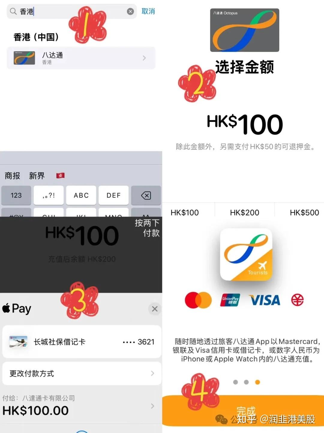 香港八达通内地开通充值-40优惠券，无损退款流程实体卡免费转手机，香港银行开户旅游攻略- 知乎