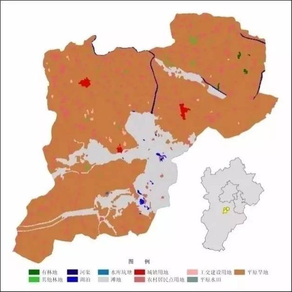 天眼看京津冀,雄安新區近三十年土地利用狀況及變化