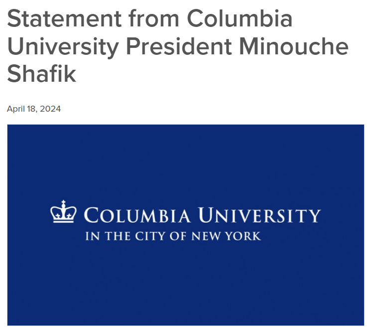 美国哥伦比亚大学超100名学生遭警方逮捕!