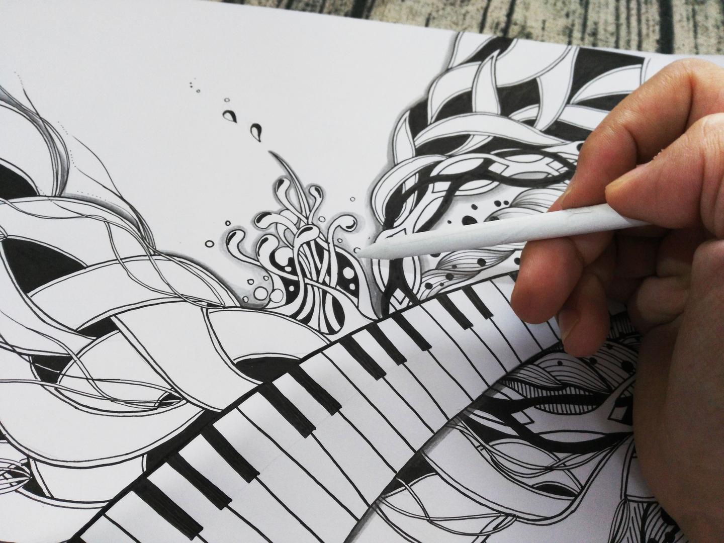 禅绕-装饰画|最初的梦想- 知乎