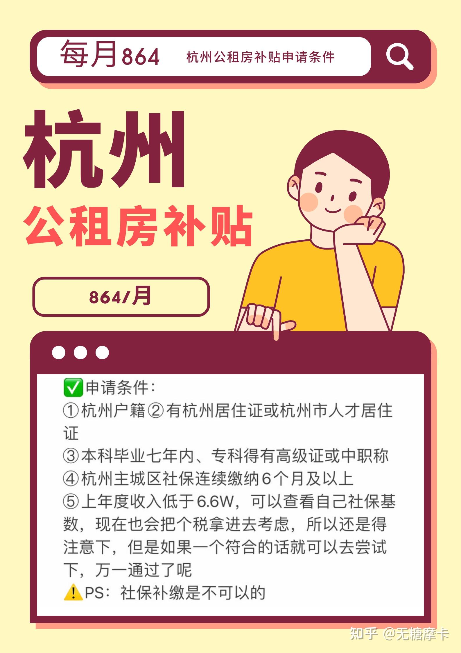 杭州公租房补贴