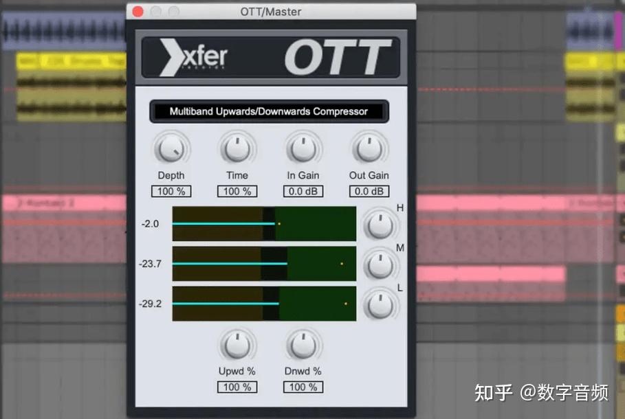 [最受欢迎的免费多段压缩器插件]Xfer Records OTT v1.37 x64 x86 VST VST3 AU AAX [WiN ...