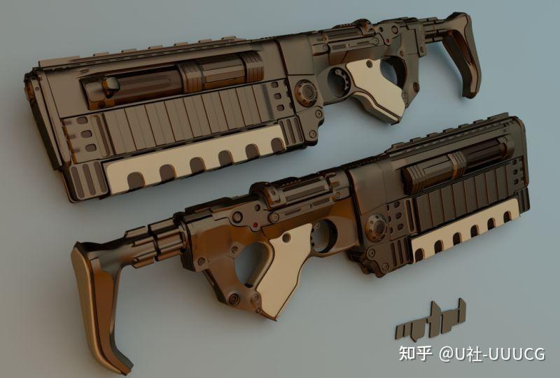 [游戏设定] 次时代3d武器枪械游戏cg原画设定素材2005p