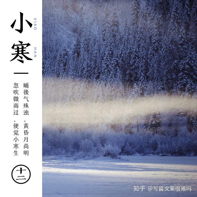 今日小寒注意三暖暖头暖足暖背附40句谚语10首经典诗词16张精美图片