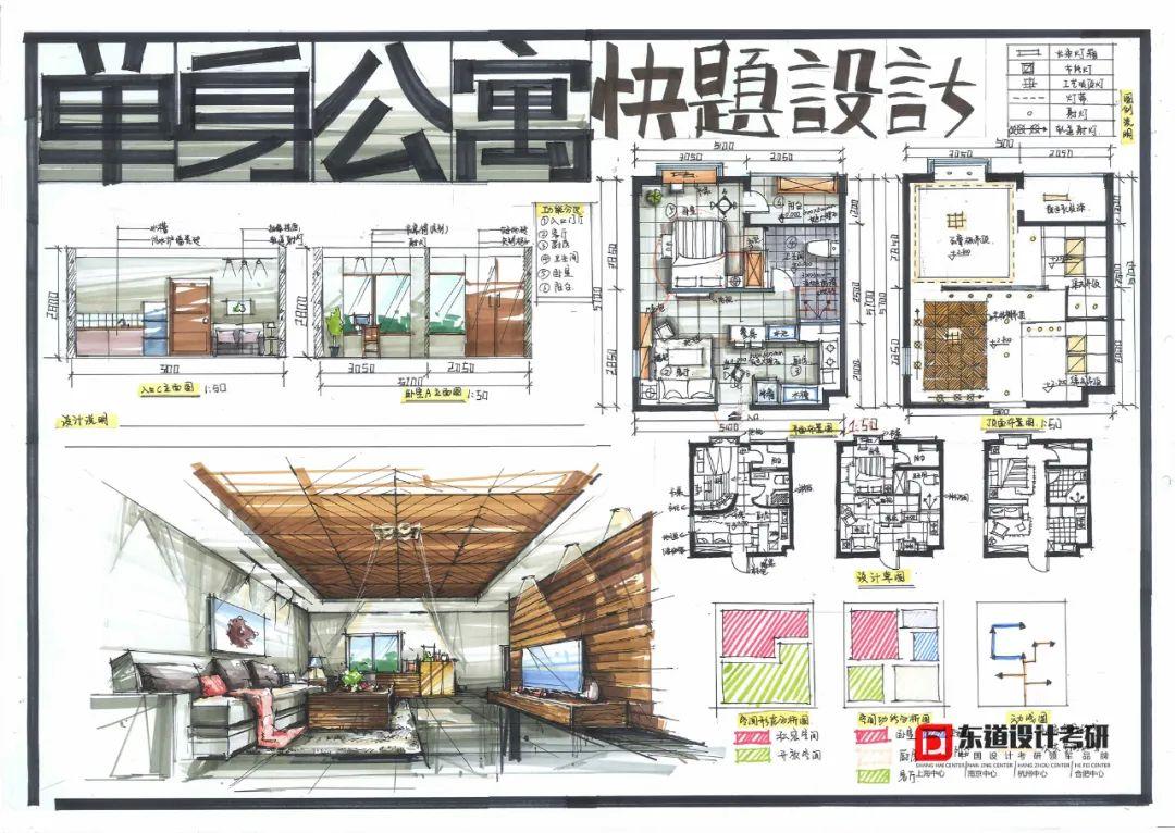 室内设计考研快题高分作品分享 - 知乎