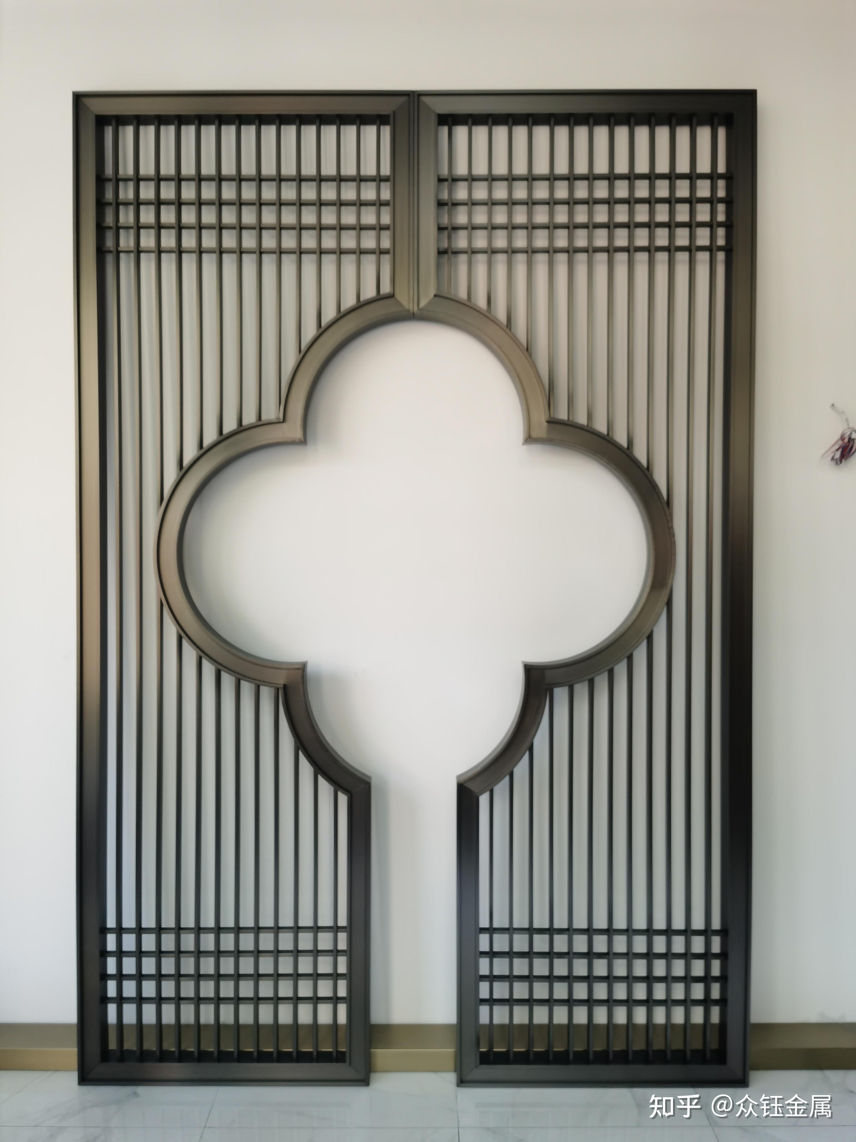 中式风格拉丝青古铜不锈钢屏风 仿红古铜不锈钢屏风