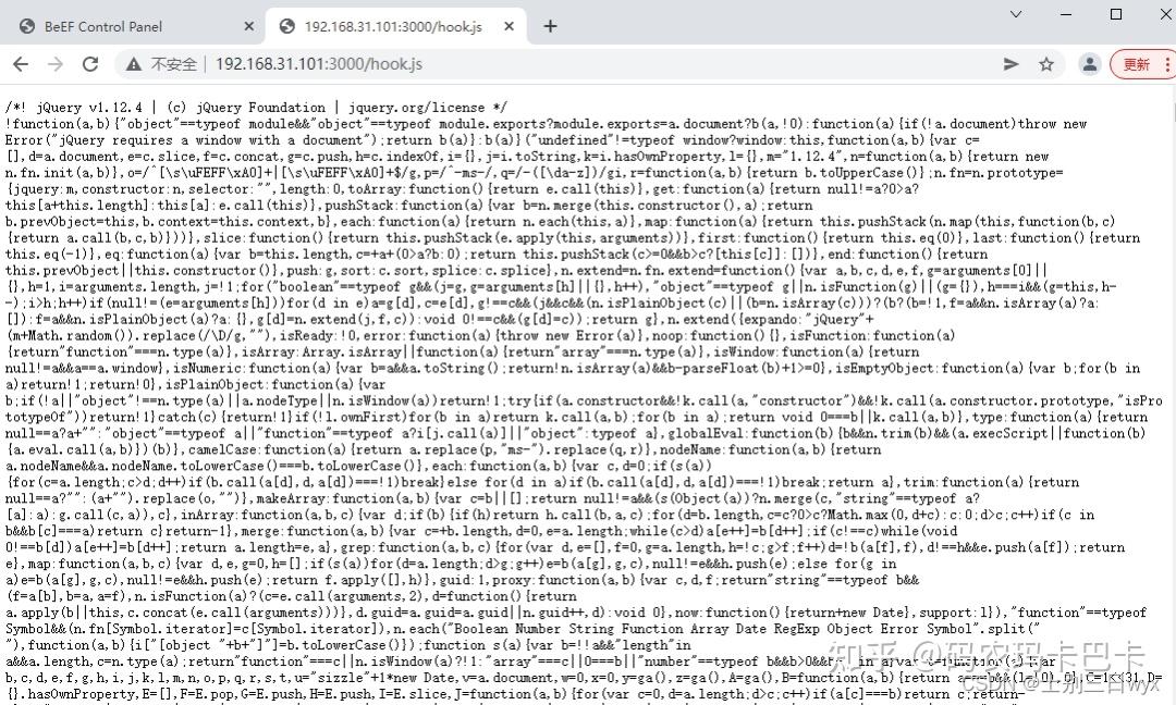 Beefxss使用教程图文教程（超详细） 知乎