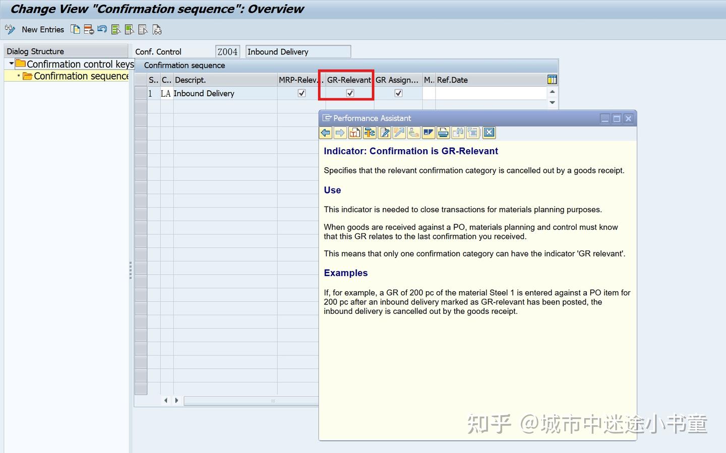 SAP MM 采购凭证上的Confirmation Control Key - 知乎