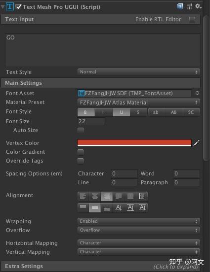 Unity 字体渲染原理