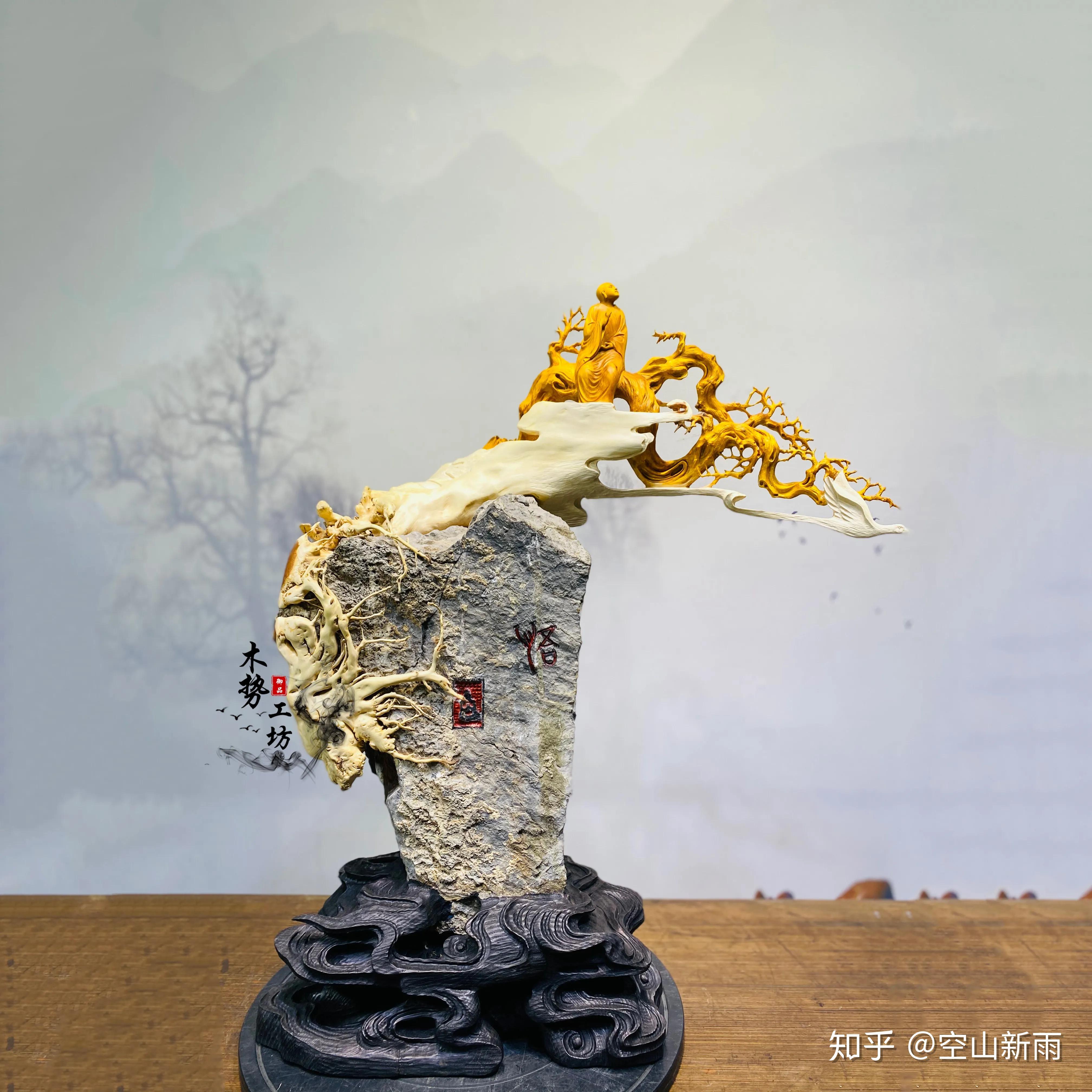 各种崖柏根雕的寓意：人物&动物篇-中国崖柏网
