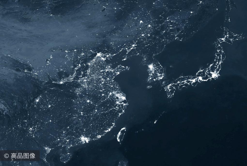 中国卫星夜景图2021图片