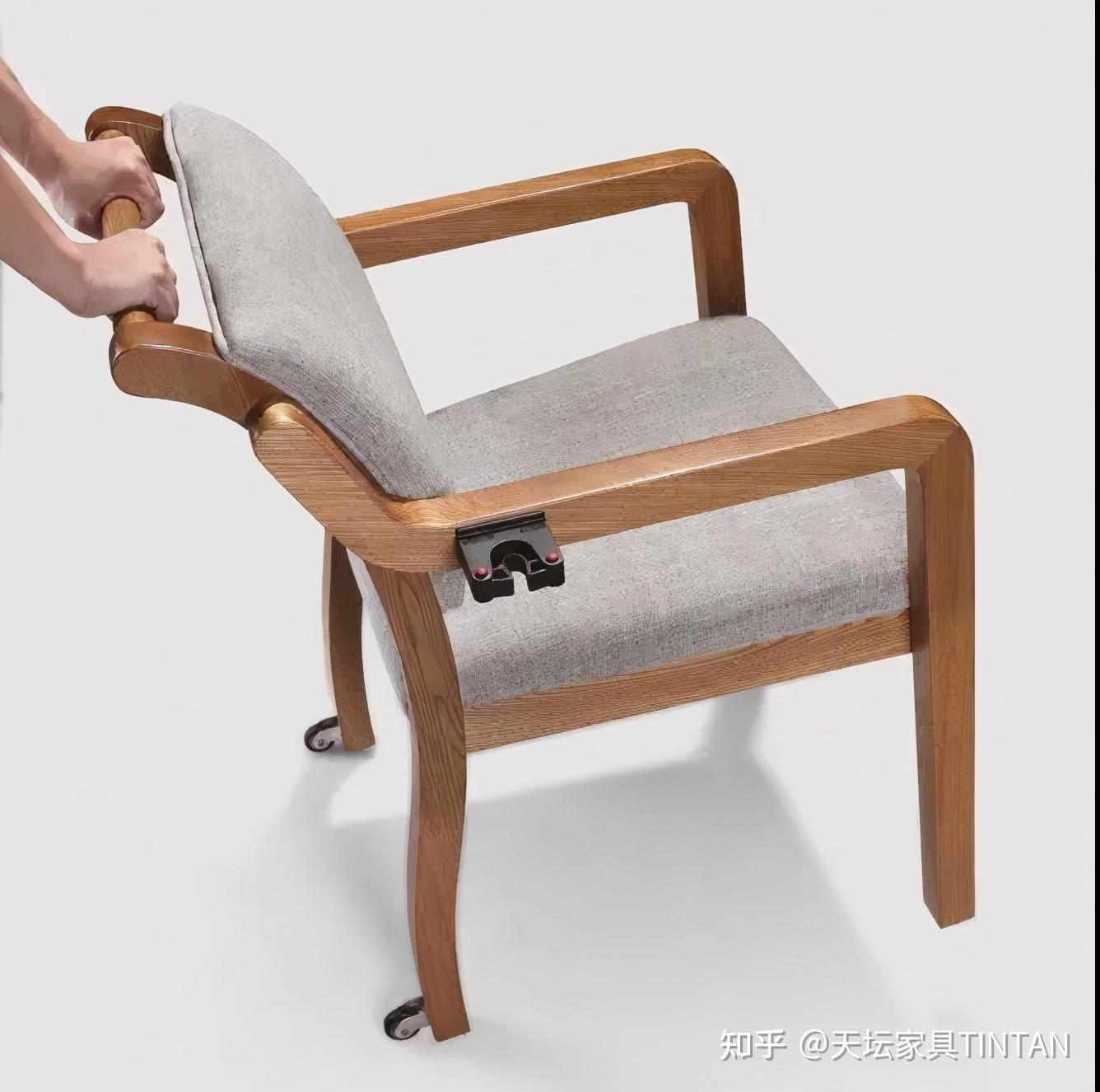 造型上与常规家具类似,增加了一些便捷化,安全性的适老设计.