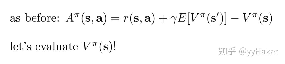 Lecture 6 Value Function Methods - 知乎