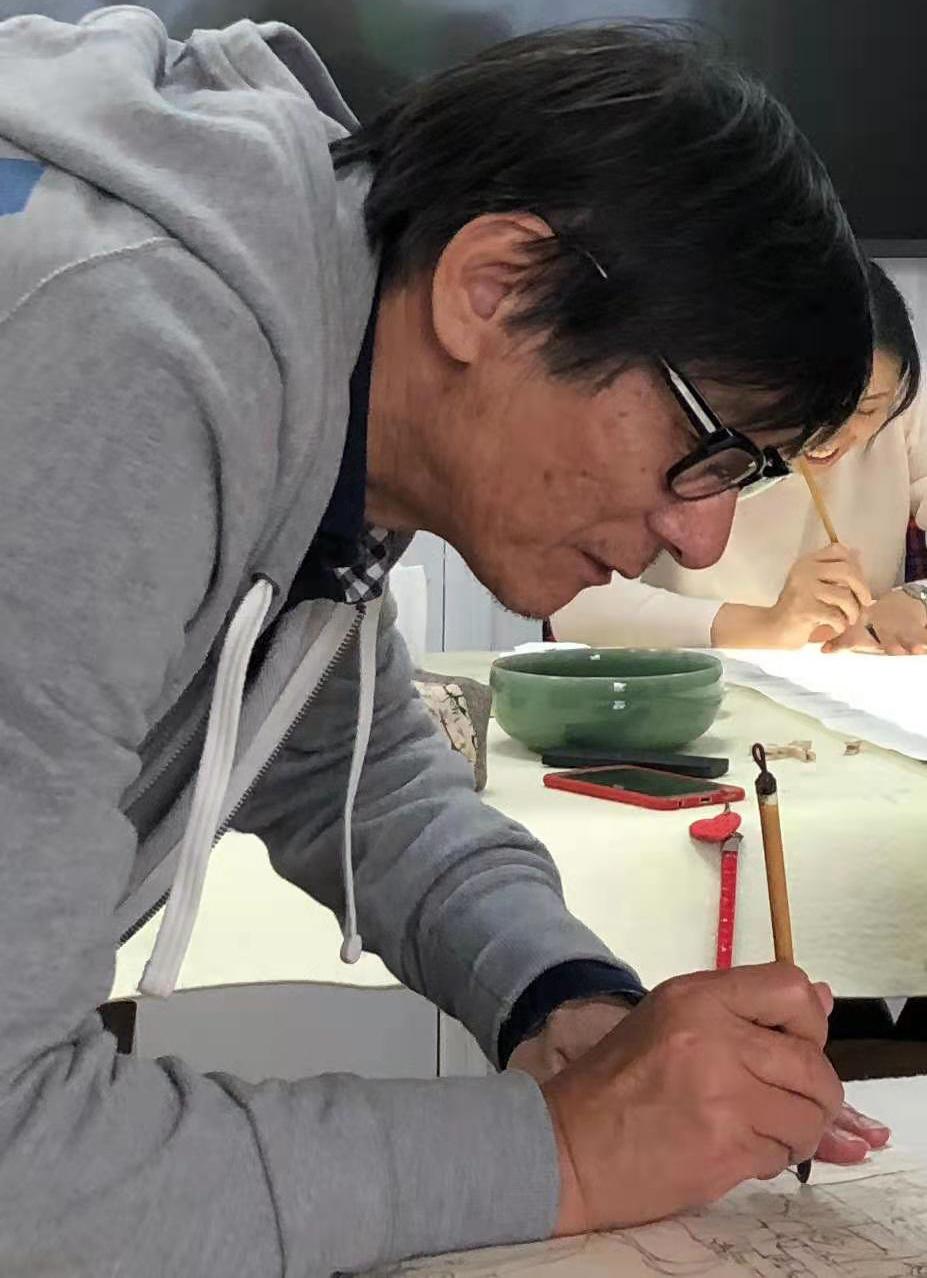 谷堆乡创空间邀请韩以晨,姚新兴,孙育良三位画家举办"春韵"画展,为