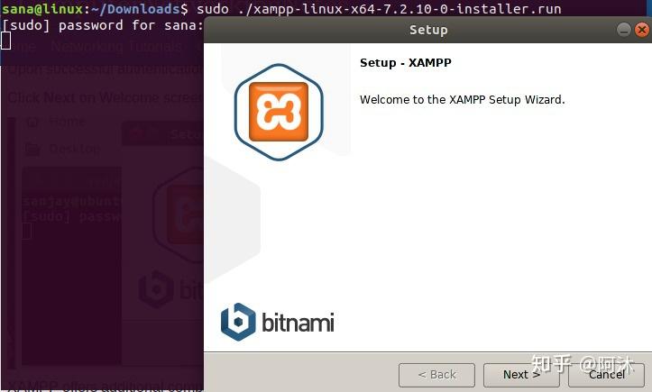 install drupal xampp linux