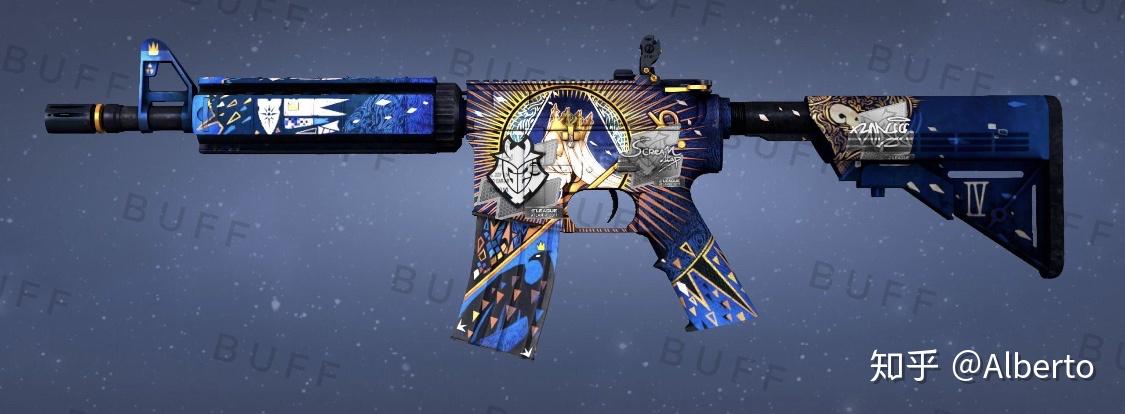 csgo中m4a4皇帝配什么印花好看