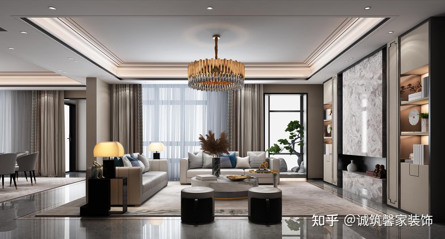 300㎡联排别墅，极简轻奢风，既有温度又不失格调！ - 知乎