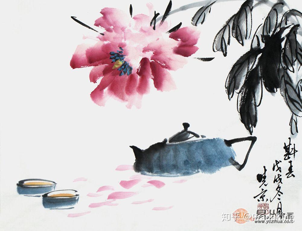 当代中国画坛的清新风采郑晓京花鸟画欣赏