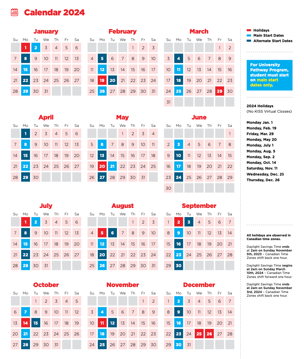 英语日历表2022年图片