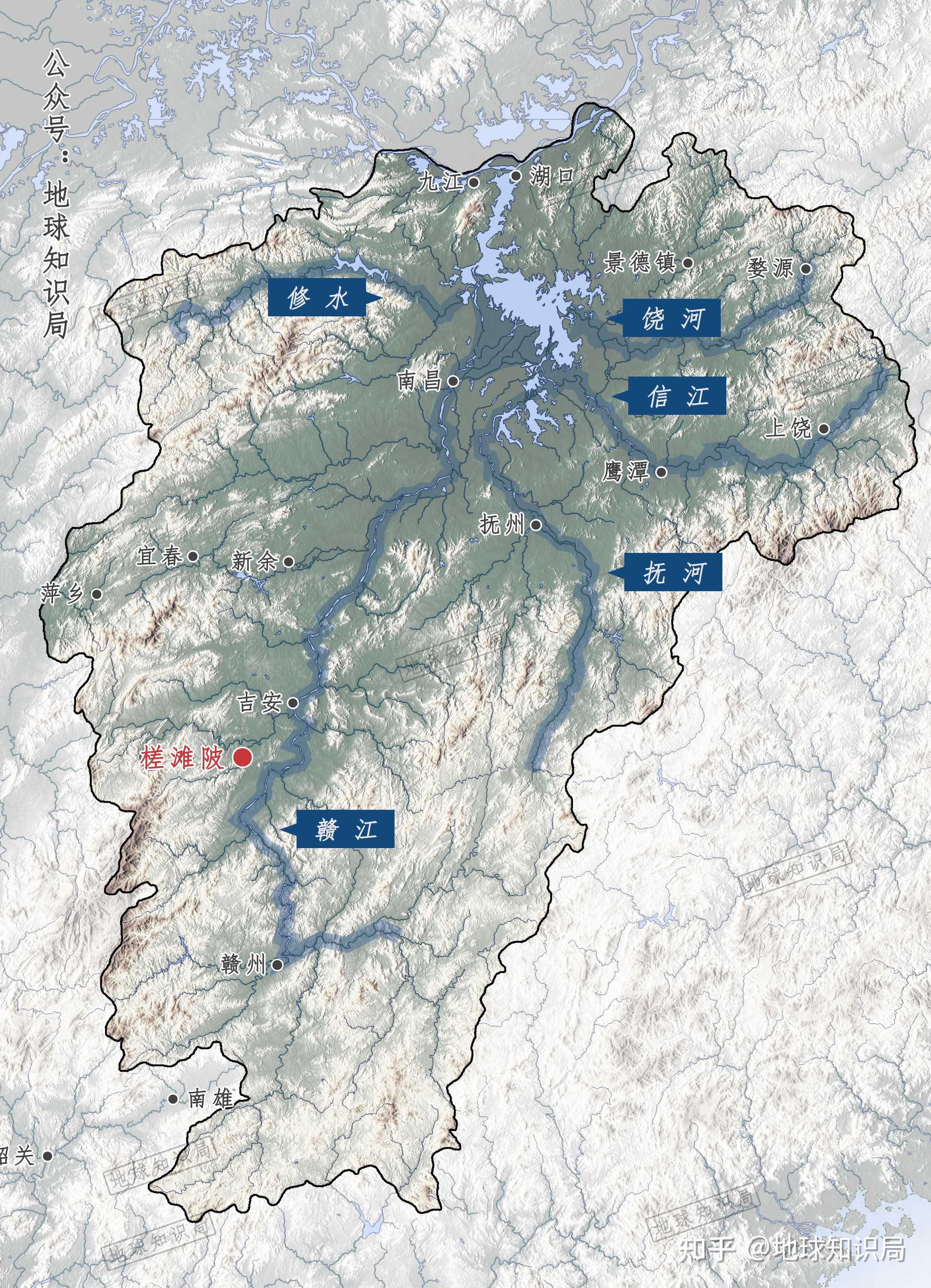 江西江河水情地图图片