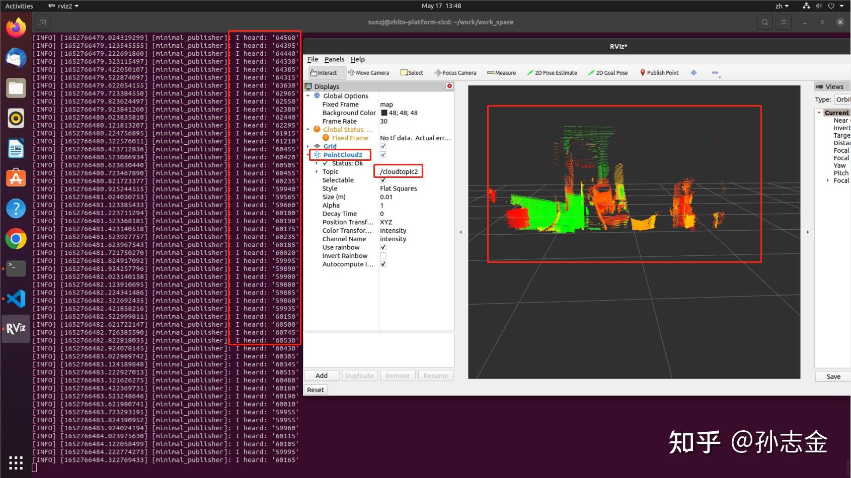 ROS2(foxy)录包、可视化环境搭建 知乎